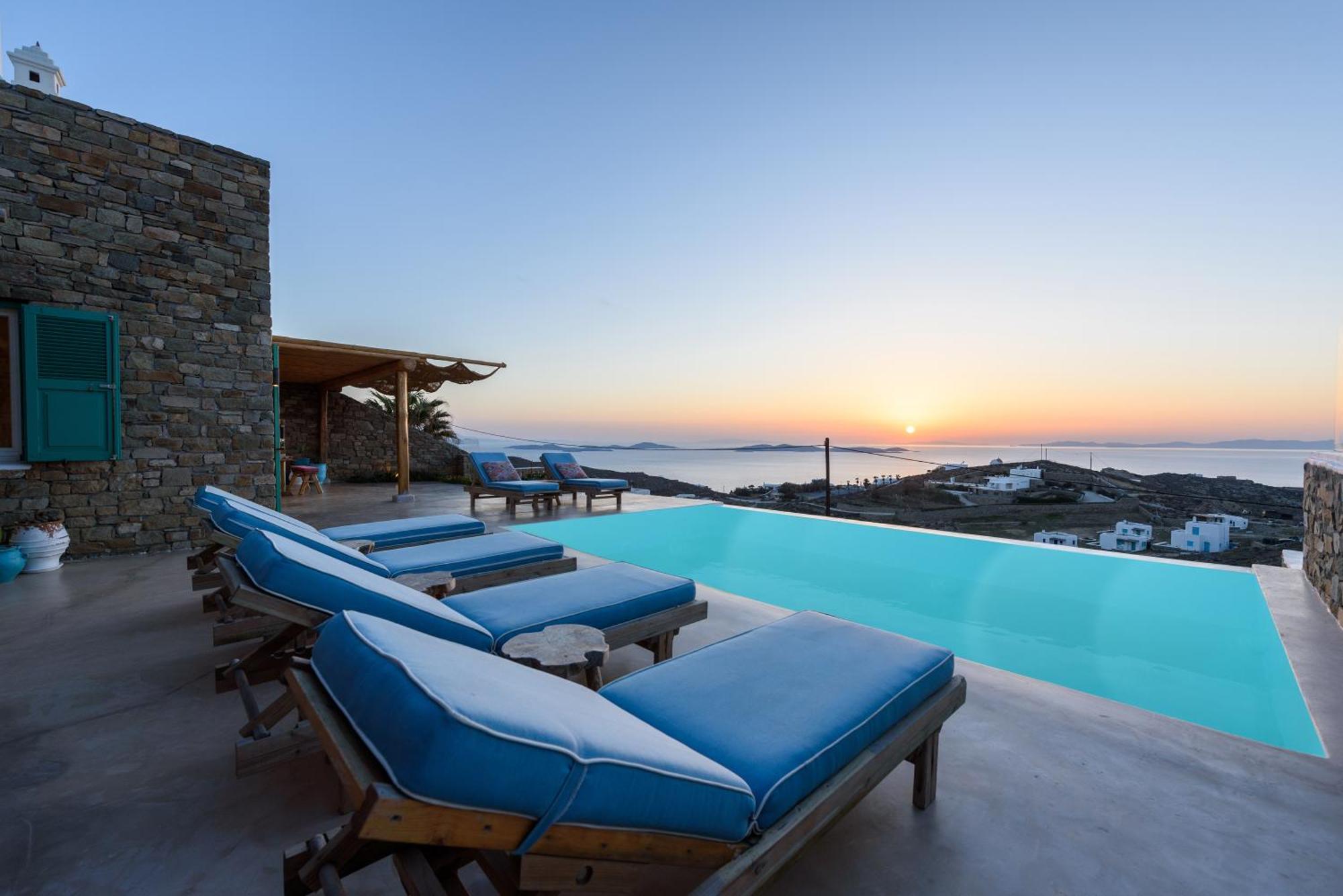 Villa Joy - Sunset Sea View Villa Mykonos Town Esterno foto