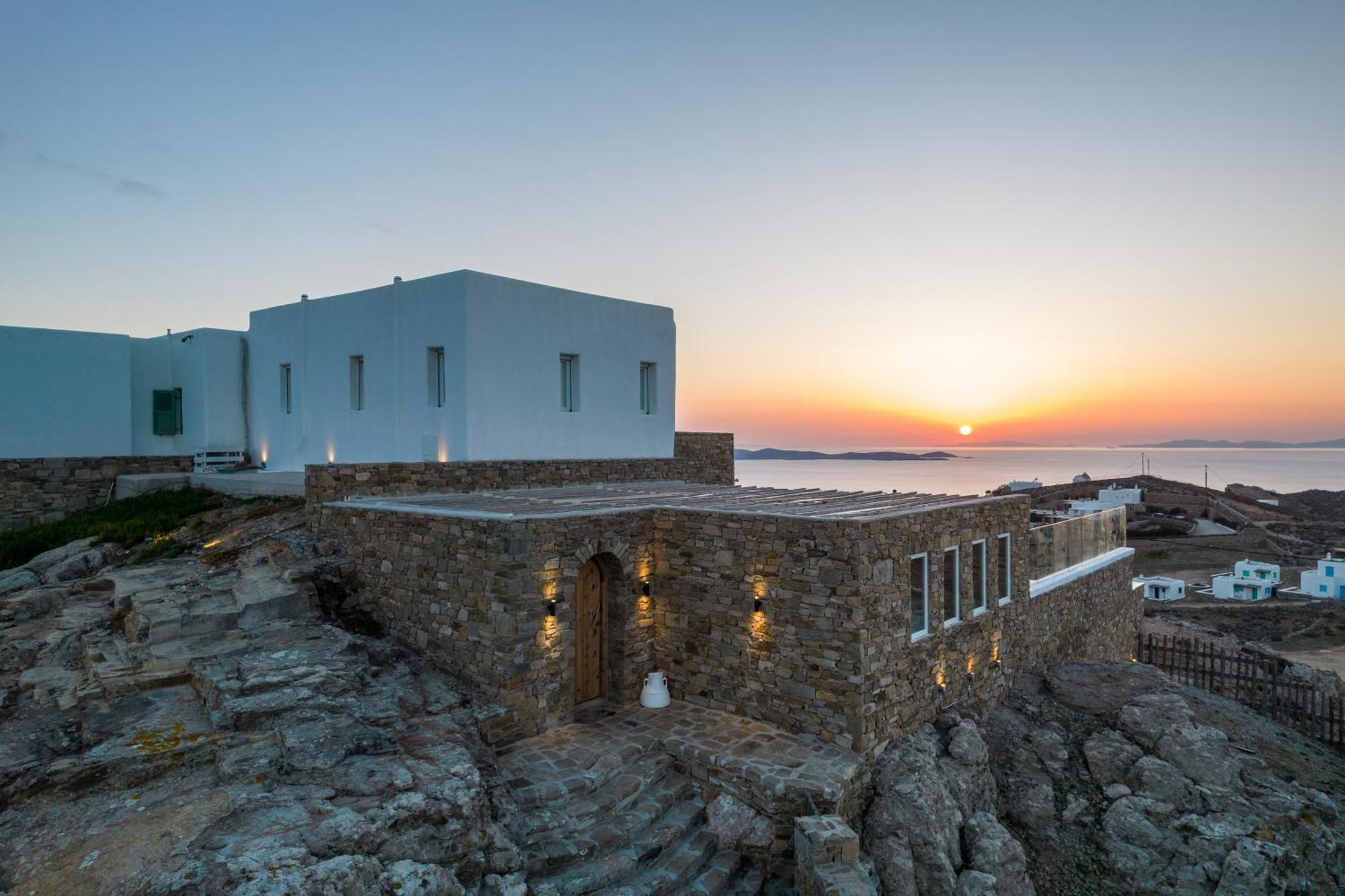 Villa Joy - Sunset Sea View Villa Mykonos Town Esterno foto